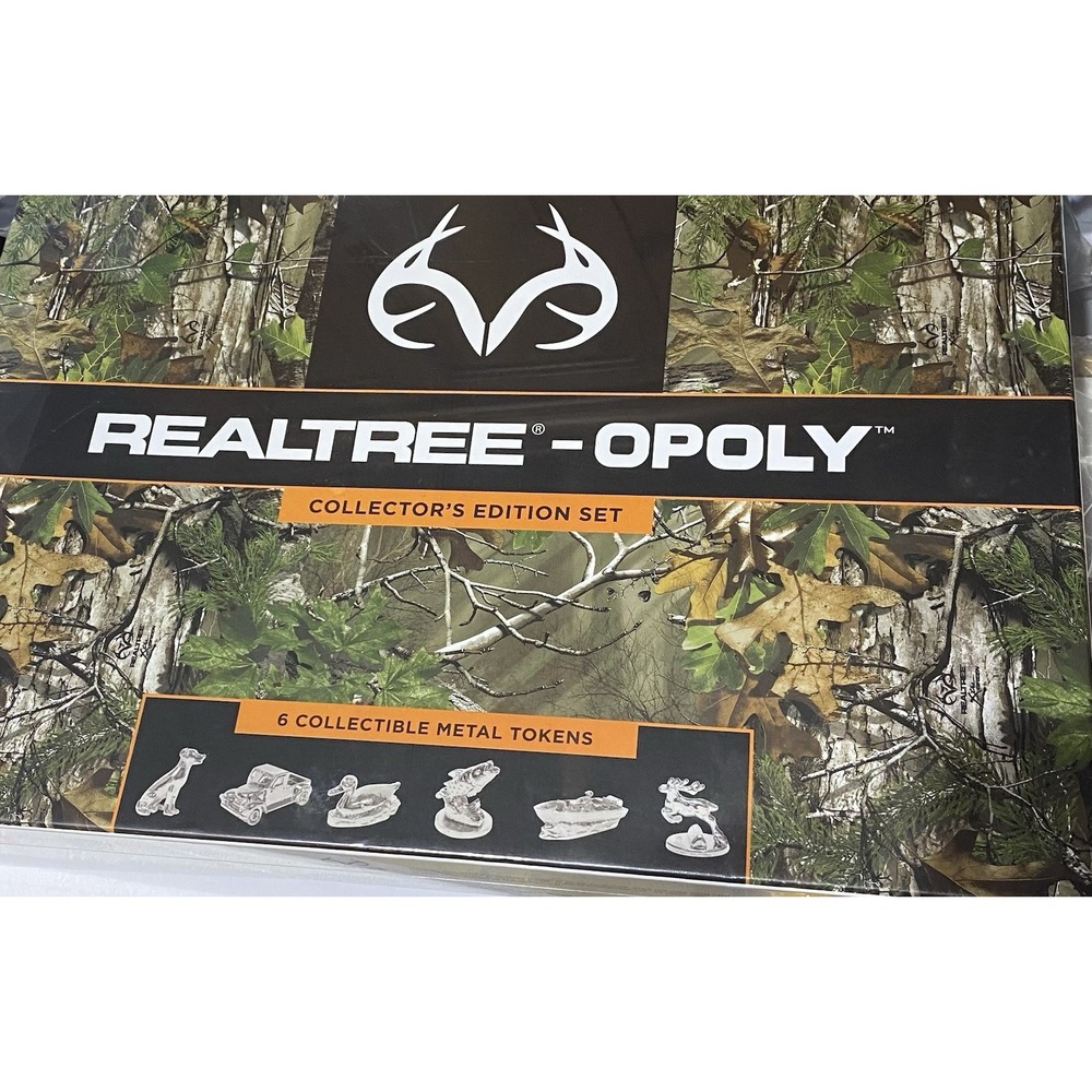 Realtree-Opoly Hunting Board Game Collector's Edition Monopoly Factory Sealed
